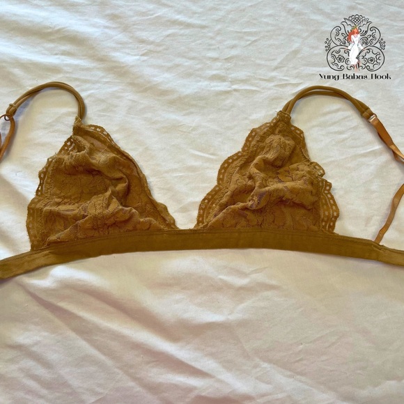 Anemone Other - Anemone M/L Burnt Orange Lace Bra PRELOVED